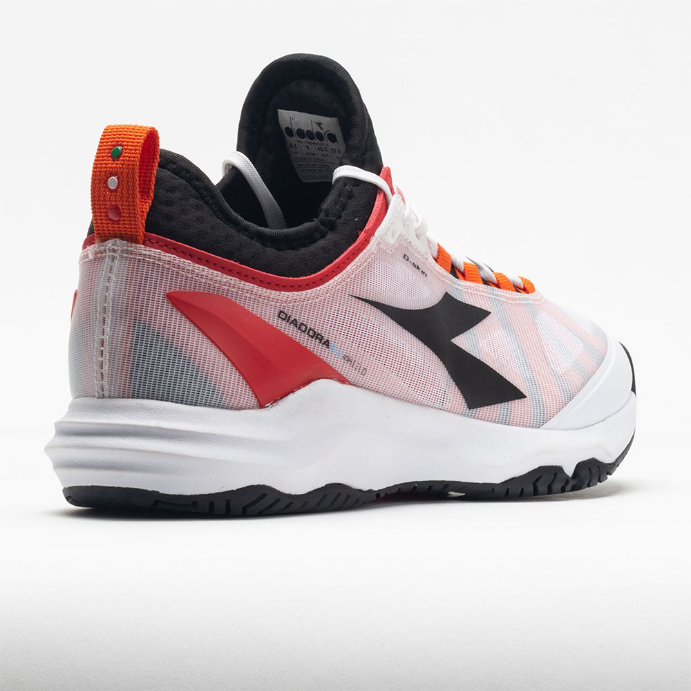 Diadora Speed Blushield Fly AG Men's  White/Black/Fiery Red