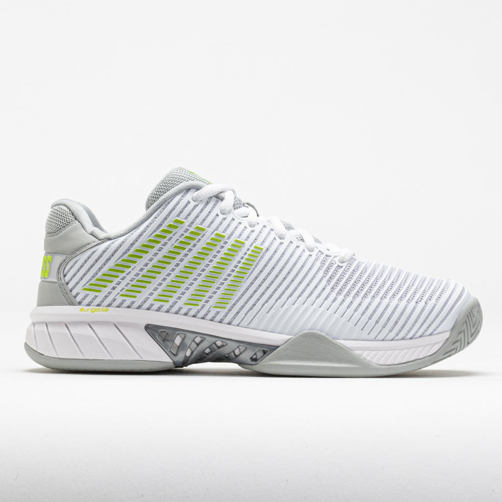 K-Swiss Hypercourt Express 2 Women's  White/Gray Violet/Lime Green
