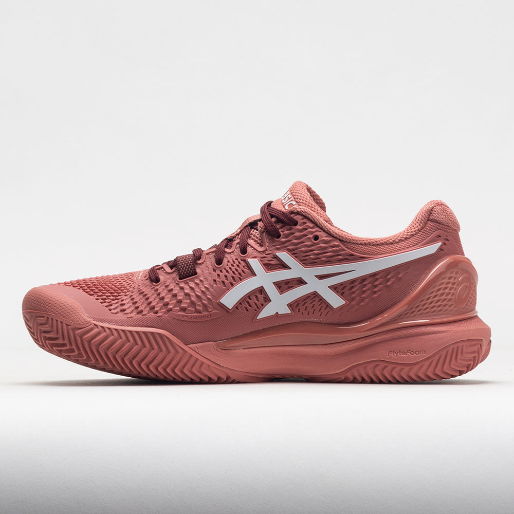 ASICS GEL-Resolution 9 Clay Women's  Light Garnet/White