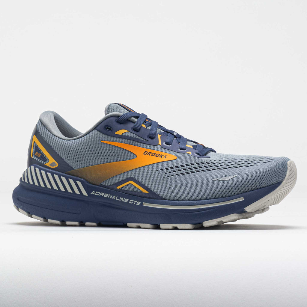 Brooks Adrenaline GTS 23 Men's  Grey/Crown Blue/Orange