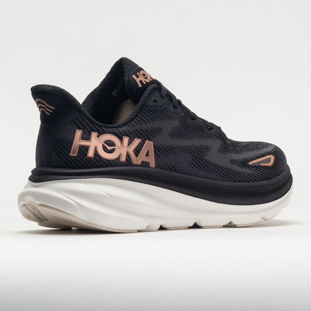 HOKA Clifton 9 Women's  Black/Rose Gold