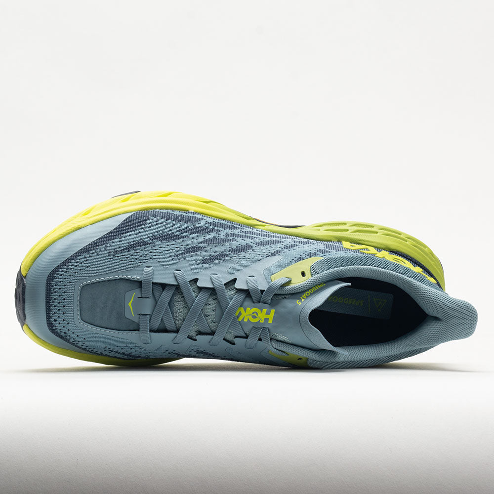 HOKA Speedgoat 5 Men's  Stone Blue/Dark Citron