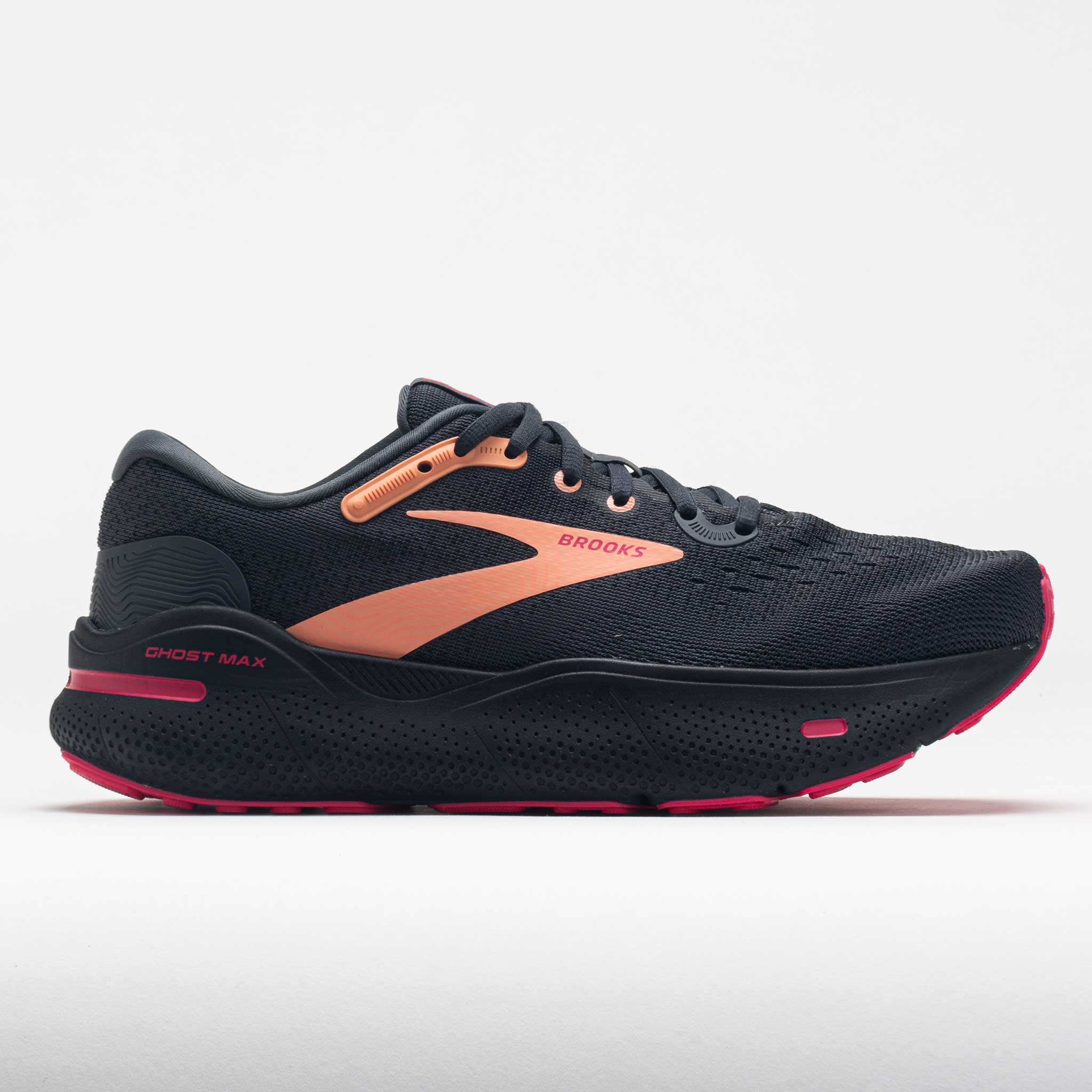 Brooks Ghost Max Women's  Black/Papaya/Raspberry