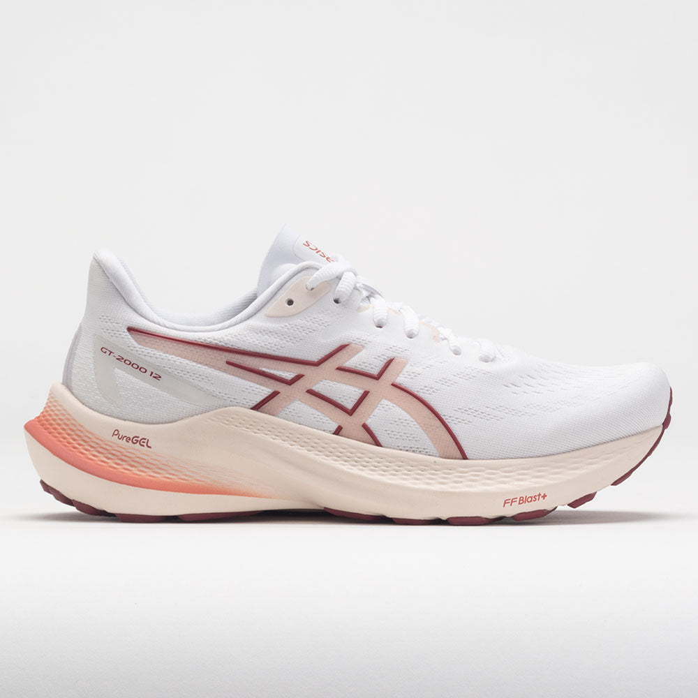 ASICS GT-2000 12 Women's  White/Light Garnet